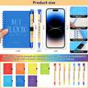 INSADA 56 Sets of Multicolored Christian Prayer Journals in Bulk small notepad 5.43 x 4.33 Spiral Notebooks with Matching Pens - inspirational Gifts,Church Members & Bible Study Groups