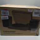 Vinyl Record Player with 40W Bookshelf Speakers and Dual Bluetooth,Hi-fi System Turntable with USB Record,Built-in Phono Preamp, Counterweight, Pitch and AT-3600L,PU Leather White