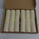 Enido 12 Pc Flameless LED Candles with Remote & Timer, Outdoor Waterproof, Flickering Electric Warm Lights for Cozy Home & Holiday Romantic Decor, Battery Operated for Party(D 2.2 x H 4/5/6