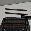 JEHONN Broom and Dustpan Set for Home, Long Handle Lightweight 180 Degree Rotating Broom Set Indoor, Upright Standing Dust Pan with Comb Teeth, Store Sweep Set for Room Kitchen Office Lobby (Orange and Black)