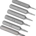 uxcell 5/32" Hex Shank Phillips and Torx Bits Set Cross PH000 T2 T3 T4 T5 T6 Screwdriver Bit Set 28mm Length S2 Screw Driver Kit Tools,8pcs