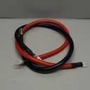 2/0 AWG Battery Cable 2/0AWG Gauge Battery Inverter Cables for Automotive Solar Marine Boat RV Car Motorcycle (2/0 AWG, 3FT, 3/8")