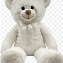 Holiday Home Jumbo Bear Plush - White, 36 in (Cream)