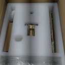 Mondern Large Gold Kitchen Island Pendant Light, 10 '' W 1-Light Glass and Brass Island Pendant Lights,Dome Pendant Light, for Kitchen,Dining Room,Bathroom,Bar