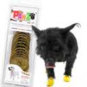 PawZ Dog Boots | Rubber Dog Booties | Waterproof Snow Boots for Dogs | Paw Protection for Dogs | 12 Dog Shoes per Pack (XX-Small)