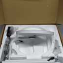 36W LED Floor Lamp, Super Bright Standing Lamp, Modern Stepless Dimmable Torchiere Tall Lamp with Remote Control, 350Rotating Head Reading Floor Lamp for Living Room, Bedroom, Office (White)