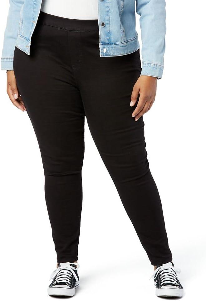 Levi Strauss Signature Gold Women's Totally Shaping Pull-on Skinny Jeans (20, Noir)
