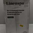 LINENSPA Memory Foam Mattress Topper - 3 Inch Gel Infused Memory Foam - Plush Feel - Cooling and Pressure Relieving - CertiPUR Certified - Dorm Room Essentials - Queen Size