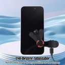 Smart Phone Auto Clicker, Speed-Adjustable Mobile Phone Screen Auto clicker Likes Tap with Anti-Slip Clip Universal Fast Click Tool for Short Videos Live Stream Social Media Tasks Game(Black)