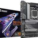 GIGABYTE B650 AORUS Elite AX V2 AMD AM5 ATX Motherboard, Support Ryzen 9000/8000/7000 Series, DDR5, 12+2+2 Power Phase, PCIe 5.0 M.2, USB-C 3.2 Gen 2, WIFI6E, 2.5 GbE, EZ-Latch, Q-Flash, RGB Fusion