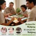 Boho Sun Mahjong Mat for Table 31.5 X 31.5 in, Gifts for Mahjong Players, Watercolor Boho Colorful Sunshine Anti-Slip Table Cover Tablecloth for Poker Board Card Tile Game Dominoes, 31.5 x 31.5 x 0.1 inches