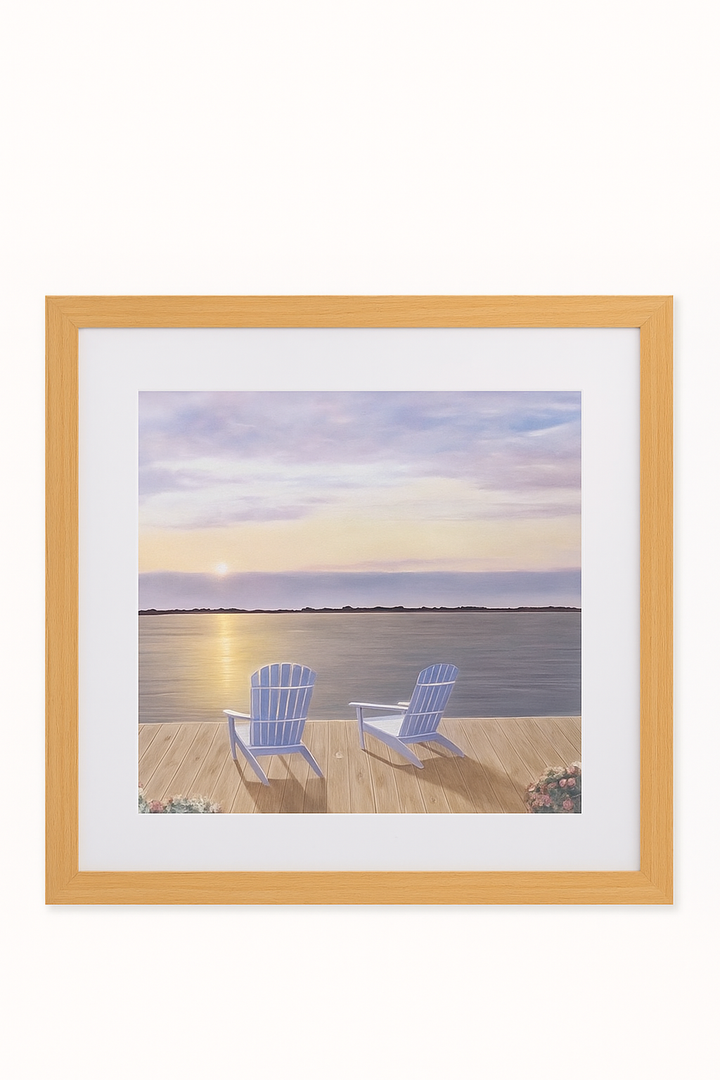 Wall Art, Modern Home Art Prints Framed Wall Decor 19.5" x 19.5" Picture Frame Wall Art