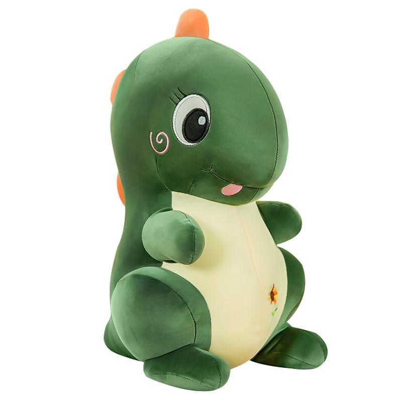 NILISWIEST Dinosaur Plush Pillows, Soft and Cuddly Dinosaur Plush Pillow, Suitable for Everyone Who Likes Dinosaurs (Red Triceratops) (Blue Tyrannosaurus)