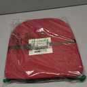 SINOSSO 1 Pack Memory Foam Chair Cushions for Dining Chair, Friendly Woven Fabric 16" U-Shape Comfortable Kitchen Chair Pad, Removable Slip Resistant Seat Cushion (1 Piece, Red)