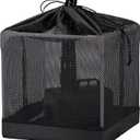 Fineday Pond Filter, Anti-Clogging Cube Outdoor Mesh Water Pump Barrier Bag Box Basket (7 inch Patchwork)
