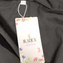 Women Sequin Abaya Muslim Dress Solid Color Islamic Prayer Clothes Glitter Maxi Dubai Robe with Pockets, Black, Size 11-12Y