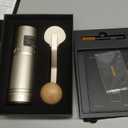 MAVO Manual Coffee Grinder, Phantox Pro Burr Coffee Grinder, Professional 45mm Stainless Steel Grinding Core, Capacity 30g, 120 Clicks Adjustment, Hand Coffee Grinder for Espresso, Pour Over