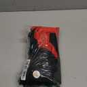 Real Essentials 2 Pack: Men's 2 in 1 Mesh 7" Running Workout Gym Shorts with Compression Liner (Also in Big & Tall) (Red and Black, XL)