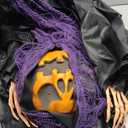 yosager 2 Pack Halloween Decor Outdoor, 6ft Lighted Standing Pumpkin Men
