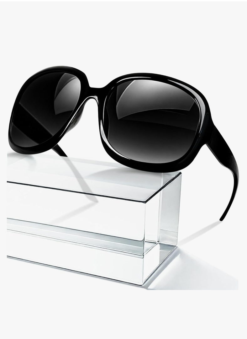 miyya Bug Eye Oversized Polarized Sunglasses Womens, Trendy Retro Sun Glasses for Women 2025, Oversized UV Protection Shades