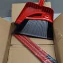 O-Cedar Pet Pro Broom with Step-On Dustpan | Remove 99% with One Sweep | Removes 3 Times More Pet Hair | Quiet Cleaning Tool for Cat and Dog Owners