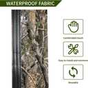 Tree Stand Rail Pads Wood Camouflage Replacement Shooting Rail Pads Easy to Disguise Treestands Shooting Rail Cover Ideal for Tripod Deer Hunting Climbing Stand Treestand Ladder Tree Stand Pads