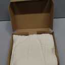 Baby Knit Cotton Blanket Cream Heart Texture Soft Cotton Nursery Crib Throw for Baby Shower Birthday Size 30x40