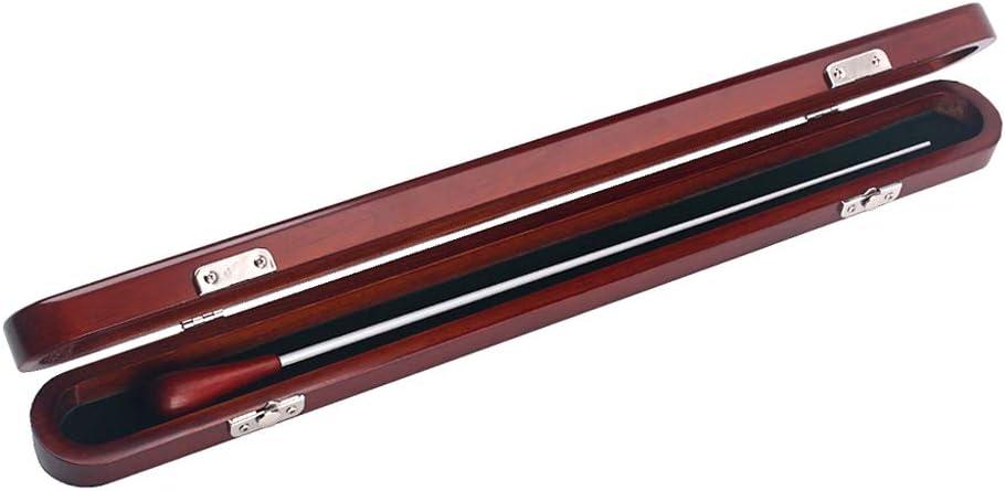 Alnicov Red Wood Conductor Music Baton Wooden Box Case with Baton Handmade Musical Parts