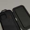 Aulumu Vegan Leather for iPhone 14 Pro Magnetic Case [Unique Cooling Window] - Compatible with Magsafe [Metal Individual Buttons] - A05 Black