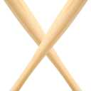Wettarn 2 Pcs Mini Baseball Bats Miniature 17 Inch Wooden Bats Unfinished for Crafts for Painting DIY Craft Projects Ball Sports Party Decor Favors Gifts