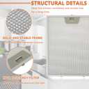 2 Pack WB02X24871 Range Hood Grease Filter Replacement 5 Layer Aluminum Mesh Hood Grease Filter Fit for GE JVW5361SJSS JVW5361EJ1ES JVW5361EJES