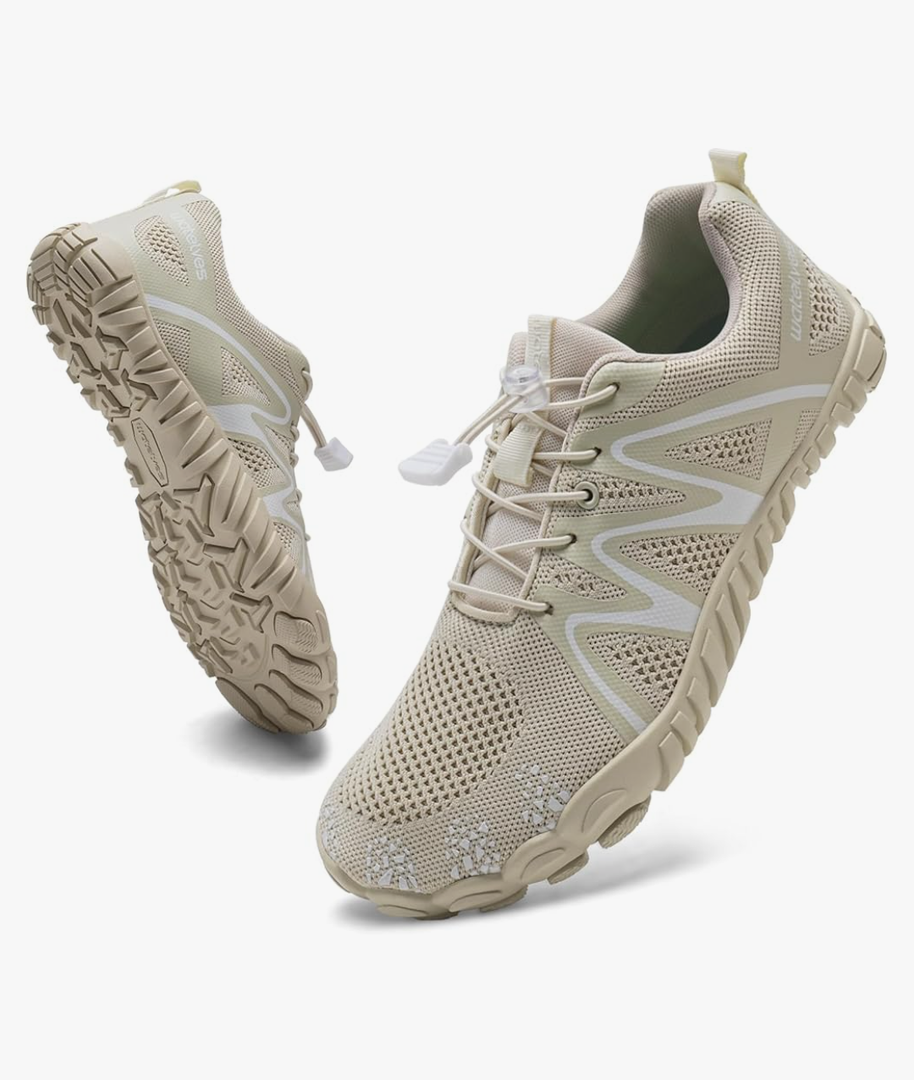 WateLves Barefoot Water Shoes Women Men Breathable Wide Width Toe Box Beach Walking Shoes Comfortable Slip On Minimalist Sneakers for Travel Hiking 12 Women/ 10,5 Men