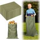 10pcs Potato Sack Race Bags for Kids and Adults, 37.5 X 23.6 in Sack Race Bags for Outdoor Sports Games, Race Bags for Family Game Lawn Games for Adults and Kids, Easter Party Suppilies
