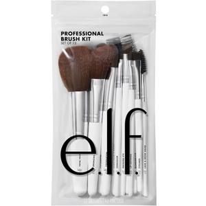 e.l.f. Professional Set of 5 Makeup Brushes, Pro-Worthy Makeup Brushes For A Flawless Full-Face Application, Vegan & Cruelty-Free