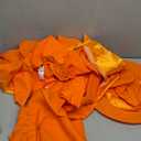 Mens 90s Comedy Movie Costume Adults Bright Orange Character Suit - Large