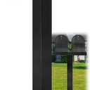 Mailbox Mounting Post In-Ground Mailbox Post for Outside,51 x 4 x 4 inches Heavy Duty Outside Post Mount for Dual Mailboxes with Mounting Plate for Curbside Residential