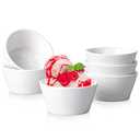 Taeochiy Porcelain Small Bowls, 8 Ounce Dessert Bowls, Ramekins Oven Safe, Ice Cream Bowls, Bouillon Cups, Set of 7