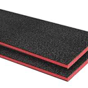 2PCS 23.5" x 15.7" x 1" Tool Box Foam Easy Cut Tool Foam Organizer High Density Polyethylene Shadow Foam Toolbox Foam Inserts for Toolbox Wardrobe Cabinets Crafts