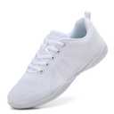 Breathable Cheer Shoes for Girls Women Youth Athletic Training Tennis Walking Competition Tumbling Dance Shoes White Size 37