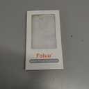 Foluu Slim Fit Case for Samsung Galaxy A36 5G - Transparent Hard PC Back & Soft TPU Bumper, Shockproof Protective Case for Samsung Galaxy A36 5G 2025 (Clear)