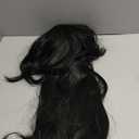 ColorGround Womens Long Wavy Brown Prestyled Cosplay Costume Wig with Detachable Bun (1 Count (Pack of 1))