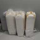 zmybcpack 50 Pack 32oz Chinese Take Out Food Boxes with Metal Wire Handle & Labels, Party Favor Boxes Paper Take Out Food Containers For Hot Or Cold Food