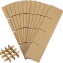 NUOBESTY Cardboard Moving Boxes Dividers 16 Compartments Reusable Box Partition for Glasses Dish Packing Kit 13.18 X 3.14 Inch Protective Organizer for Shipping and Storage