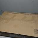 Over The Toilet Storage Cabinet with Doors - 7 Tier Bathroom Organizer with Adjustable Shelf, Freestanding Space Saver Rack Above Toilet Stand with 4 Hooks for Bathroom, Restroom, Laundry, Grey Oak