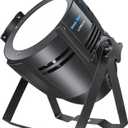 Seven Stars 200W COB Lights, LED Par Light Warm White & Cool White Stage Wash Lights, DMX Stage Lights for Church/Party/Stage Show/Club/Karaoke1 Pack