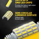 AUXITO 578 LED Bulb 211-2 212-2 Light Bulb 39 41 42MM Interior Lights 6500K White Super Bright 4014 SMD Festoon Error Free for Car Truck LED Dome Map Door License Plate Courtesy Parking Lights, 2 Pack