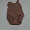 Women's Seamless Shapewear Bodysuit Waist Trainer Slim Full Body Shaper Tummy Control Romper Tops Round Neck Jumpsuits Slim Red Beans, Beige, L-XL