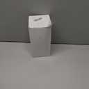 20 oz Stainless Steel Vacuum Insulated Tumbler with double-wall, lid, straw, and straw brush suitable mug for travel, coffee, juice, or water. (White)