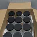 Encheng 12 Pack 16oz Glass Juice Bottles,Reusable Juicing Bottles with Lids and Straws,Embossed Juice Containers Kombucha Bottle Smoothies Jars for Water, Iced Coffee,Party,Travel