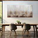 Abstract Wall Art Home Decor Wall Brown Canvas Print Wall Art Framed Modern Abstract Artwork for Living Room Bedroom Dining Room Home Office Decor 40"L x 20"W, Brown